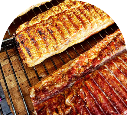 Fire-grilled meats at Can Bestia